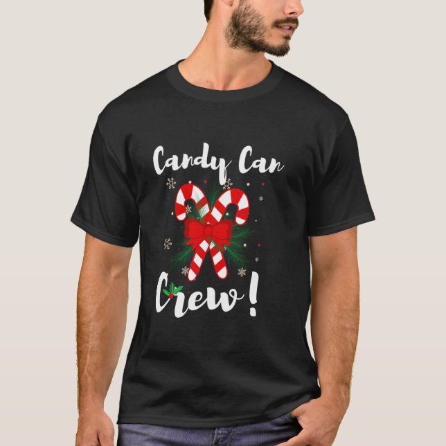 Camiseta Candy Cane Crew Navidades Candy Love Mating Fami (Anverso)