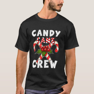 Camiseta Candy Cane Crew Navidades Candy Lover Long Sleeve