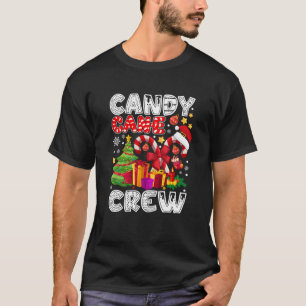 Camiseta Candy Cane Crew Navidades Candy Lover Niños Niños 