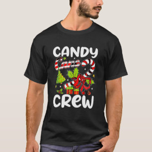 Camiseta Candy Cane Crew Navidades Candy Lover Niños Niños