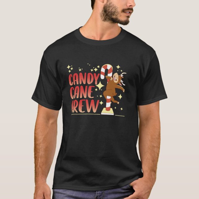 Camiseta Candy Cane Crew Navidades Long Sleeve (Anverso)