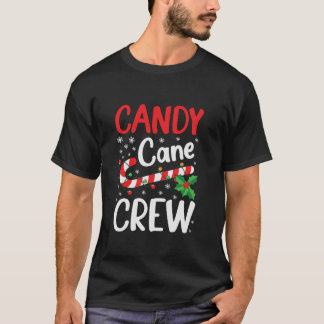 Camiseta Candy Cane Crew Navidades Navidad Aman Candy Boys