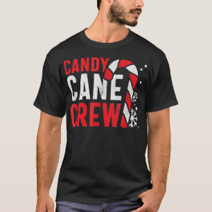 Camiseta Candy Cane Crew Peppermint Funny Christmas Xmas Pa