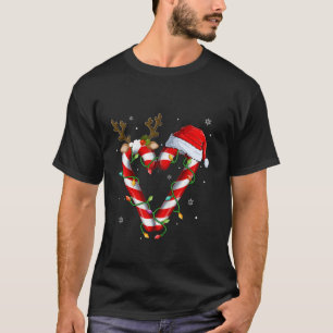 Camiseta Candy Cane Crew Santa Navidades enciende a niños d