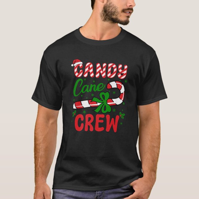 Camiseta Candy Cane Crew Tester Lovers Taster Group Funny C (Anverso)