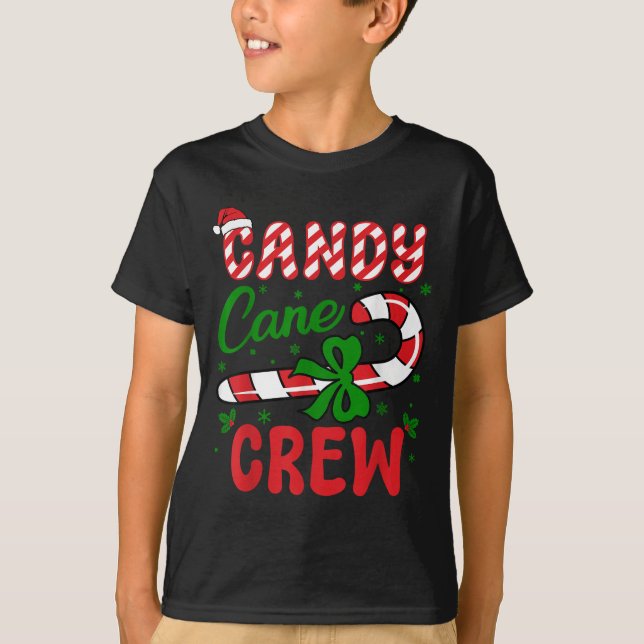 Camiseta Candy Cane Crew Tester Lovers Taster Group Funny C (Anverso)