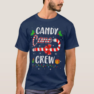 Camiseta Candy Cane CrewFunny Christmas Candy 