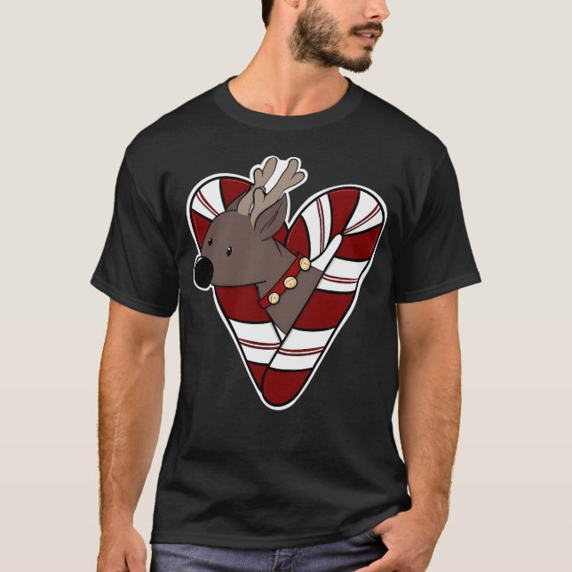 Camiseta Candy Cane Cupid (Anverso)