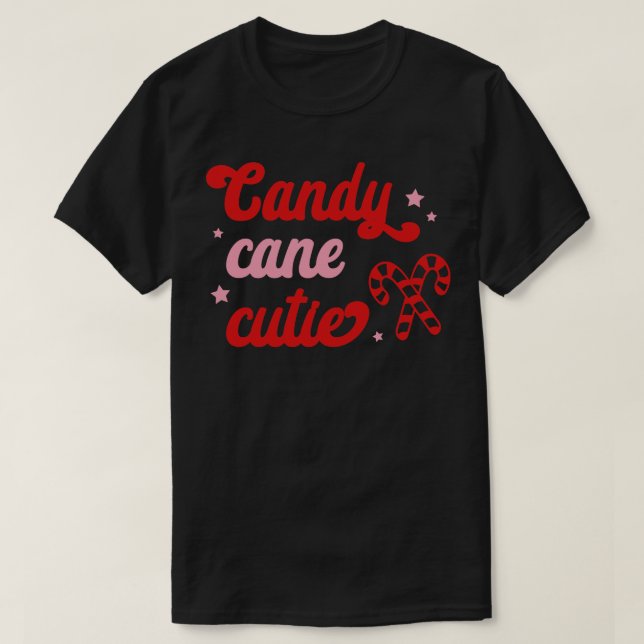 Camiseta Candy Cane Cutie (Diseño del anverso)