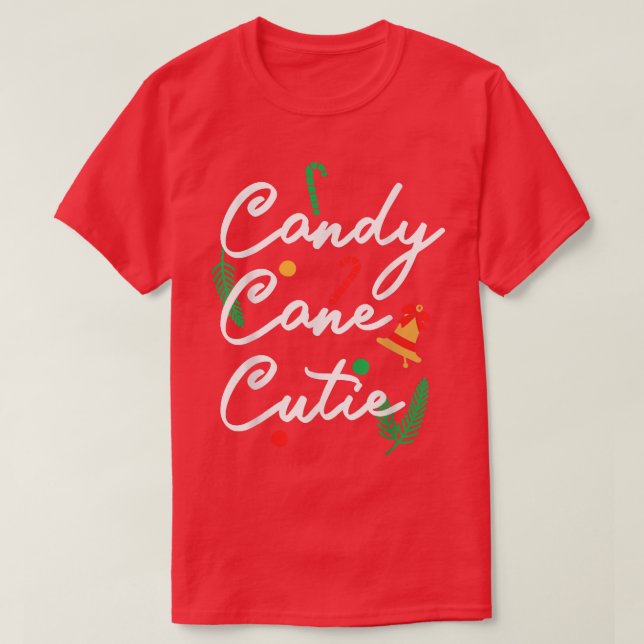 Camiseta Candy Cane Cutie (Diseño del anverso)