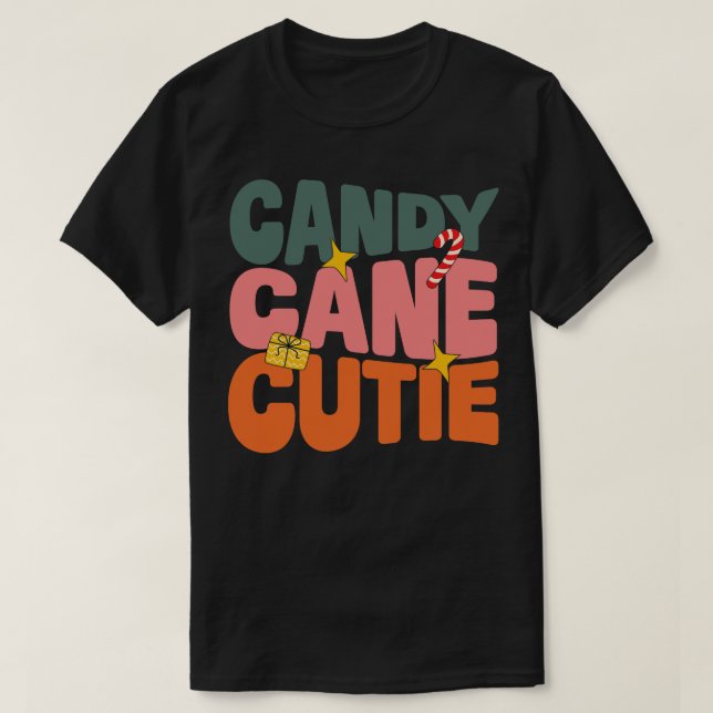 Camiseta Candy Cane Cutie 2 (Diseño del anverso)