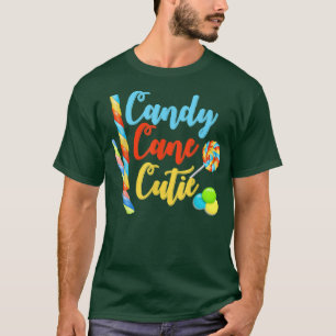 Camiseta Candy Cane Cutie Christmasfor Kids Chicas Toddler