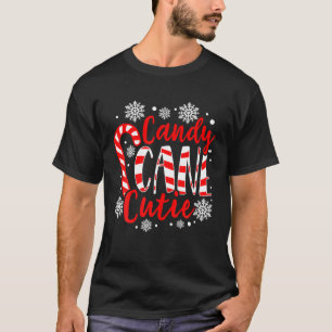 Camiseta Candy Cane Cutie Cute Navidades Holiday Sweet Prec