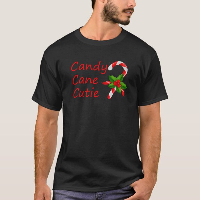 Camiseta Candy Cane Cutie Navidades graciosos Stoffer (Anverso)
