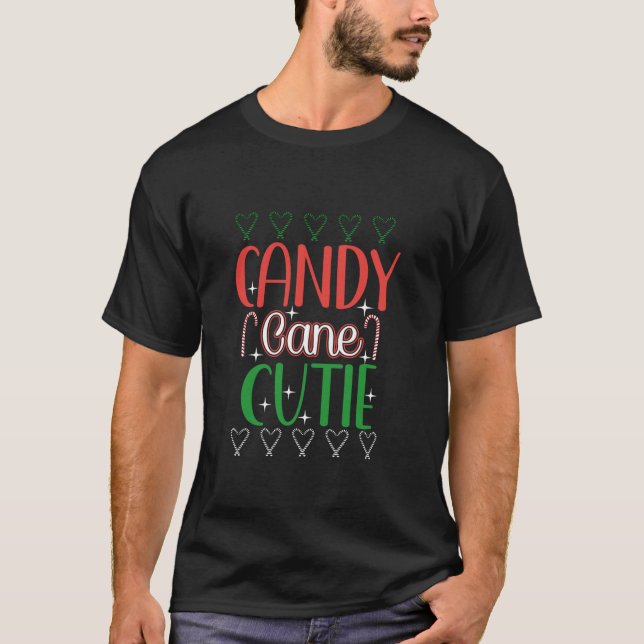 Camiseta Candy Cane Cutie Navidades Xmas Long Sleeve (Anverso)