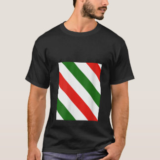 Camiseta Candy cane de rayas navideñas tradicionales para m
