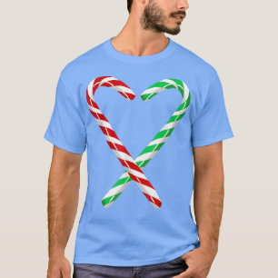 Camiseta Candy Cane Heart