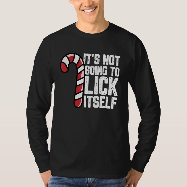 Camiseta Candy Cane Humor Adulto Inapropiado Gracioso Chris (Anverso)