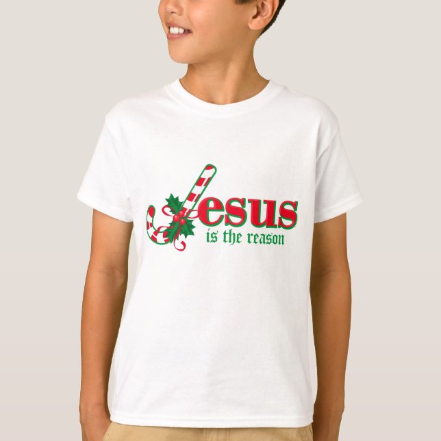 Camiseta Candy Cane Jesus Shirt (Anverso)
