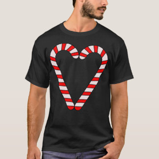 Camiseta Candy Cane Navidades Heart