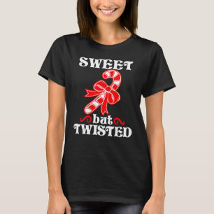 Camiseta Candy Cane Sweet but Twist Navidades