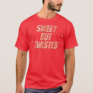 Camiseta Candy Cane Sweet but Twist Novedad Funny