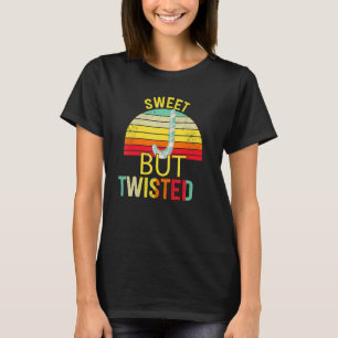 Camiseta Candy Cane Sweet but Twist Sarcastic Chiste dicien