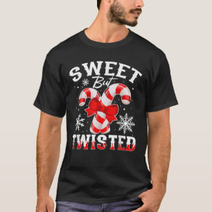 Camiseta Candy Cane Sweet Pero Twily Funny Feliz Navidad