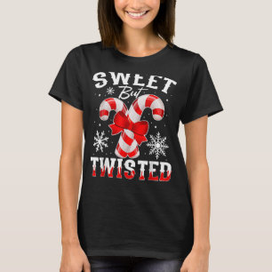 Camiseta Candy Cane Sweet Pero Twily Funny Feliz Navidad