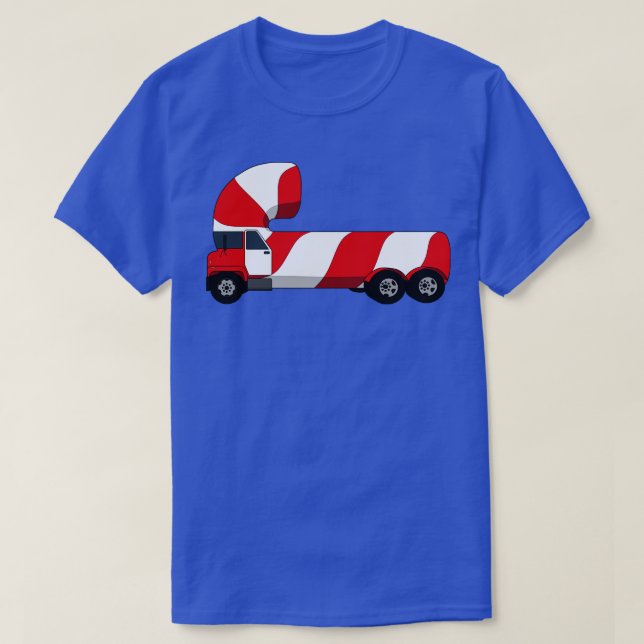 Camiseta Candy Cane Truck (Diseño del anverso)