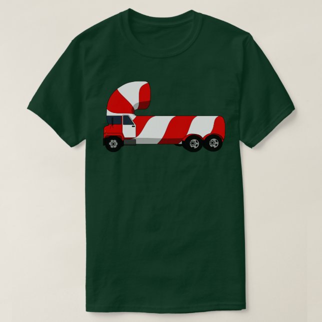 Camiseta Candy Cane Truck (Diseño del anverso)