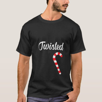 Camiseta Candy Cane Twisted Mateo Parejas Christm
