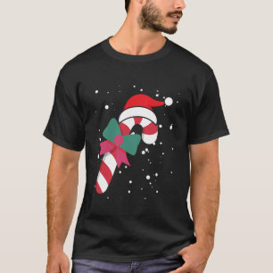 Camiseta Candy Cane Xmas Familia Candy Cr