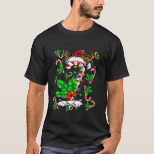 Camiseta Candy Cane Xmas Tuvo Santa Reindeer Navidad