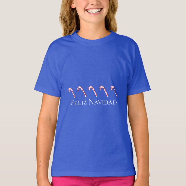 Camiseta Candy Canes en Feliz Navidad (Anverso)