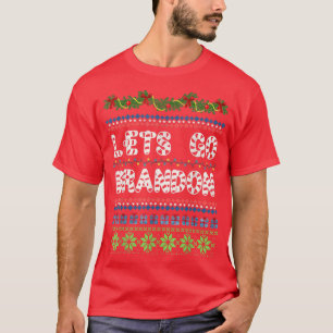 Camiseta Candy Canes GoBrandon Meme Sarcástico Fea Christma
