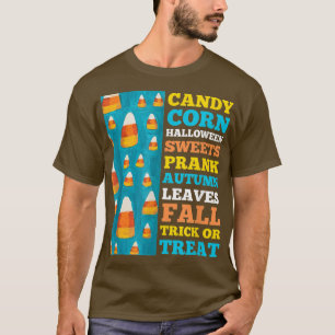 Camiseta Candy Corn, Candy de Halloween, Cañones de otoño,