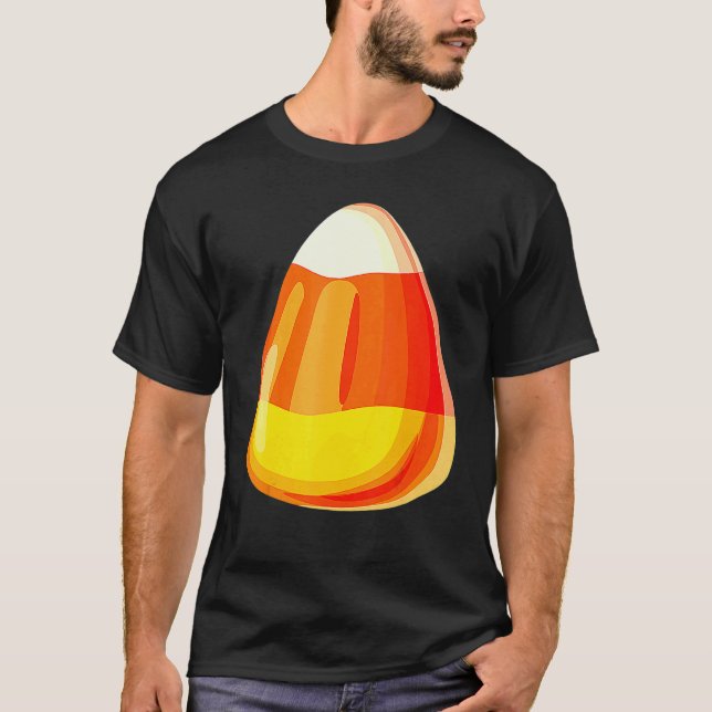 Camiseta Candy Corn Costume Last Minute Lazy Party (Anverso)