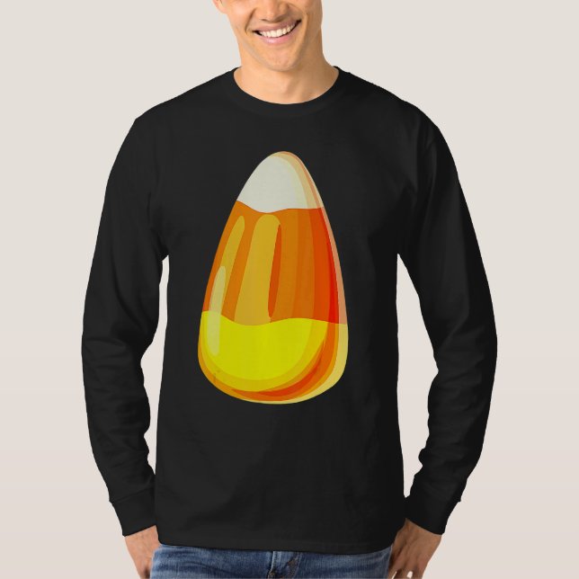 Camiseta Candy Corn Costume Last Minute Lazy Party 1 (Anverso)