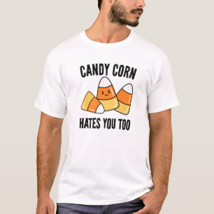Camiseta Candy Corn Hates You Too Funny Kids Adults Hallowe