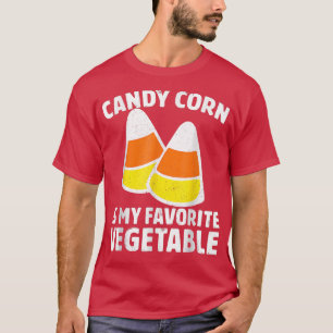 Camiseta Candy Corn Is My Favorite Vegetable Tee Retro Hall