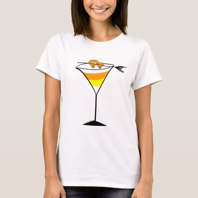 Camiseta Candy Corn Martini Tee shirt (Anverso)