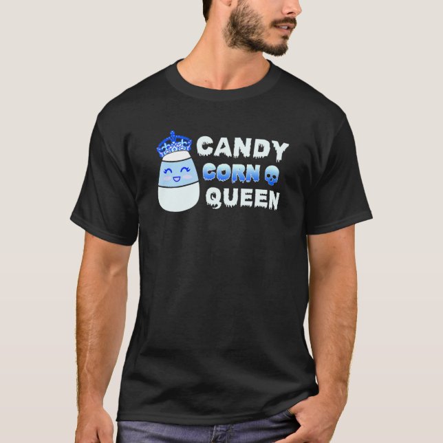 Camiseta Candy Corn Queen Halloween (Anverso)