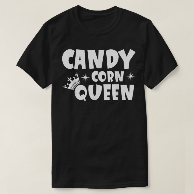 Camiseta Candy Corn QueenCandy Lover (Diseño del anverso)