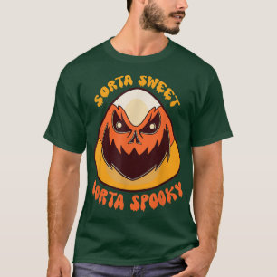 Camiseta Candy Corn Vestido Sorta dulce Sorta Hallow