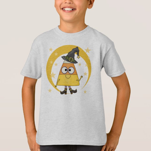 Camiseta Candy Corn Witch Halloween (Anverso)