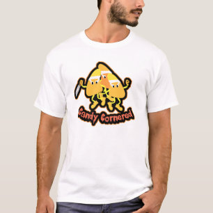 Camiseta Candy Cornered Funny Halloween Diseño de Personaje