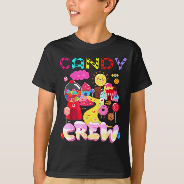 Camiseta Candy Crew Candy Costume Women Candy Land Kids Swe (Anverso)