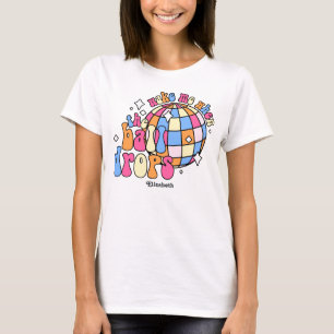 Camiseta Candy Crush Retro Feliz Año Nuevo Fiesta