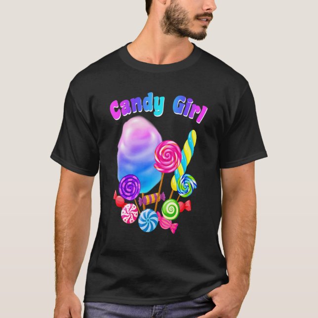 Camiseta Candy Cute Chica Sweet Lolly Candy Treat (Anverso)